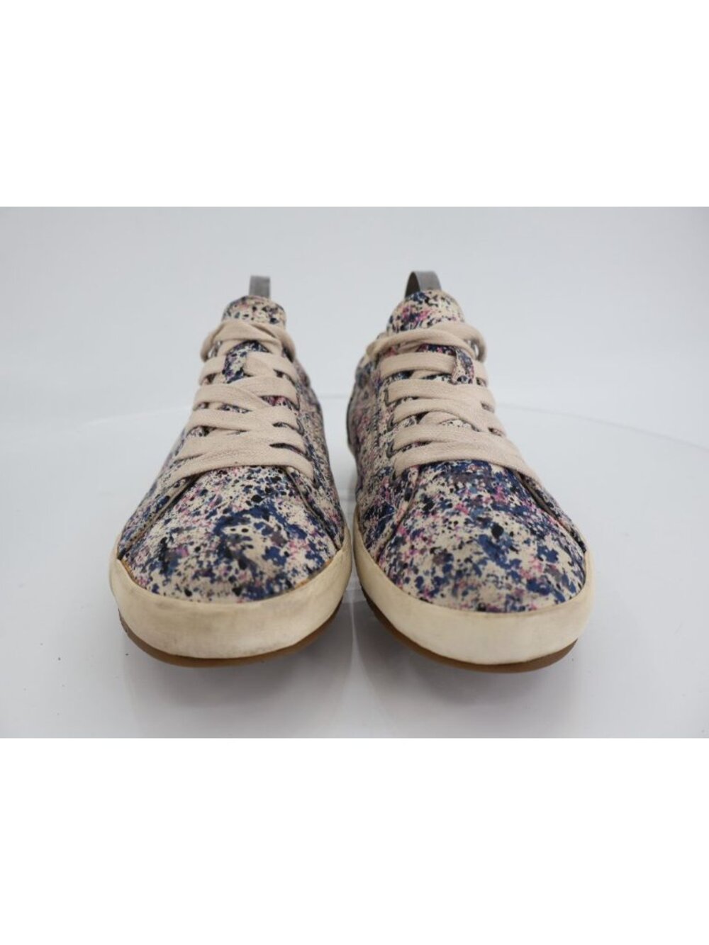 Taos Women's Star Sneaker Size 6.5 Floral Canvas Lace Up Walking Shoe - Picture 2 of 14